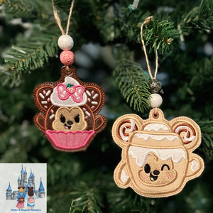 Sweet Treat Mr & Mrs w/Beads Ornaments