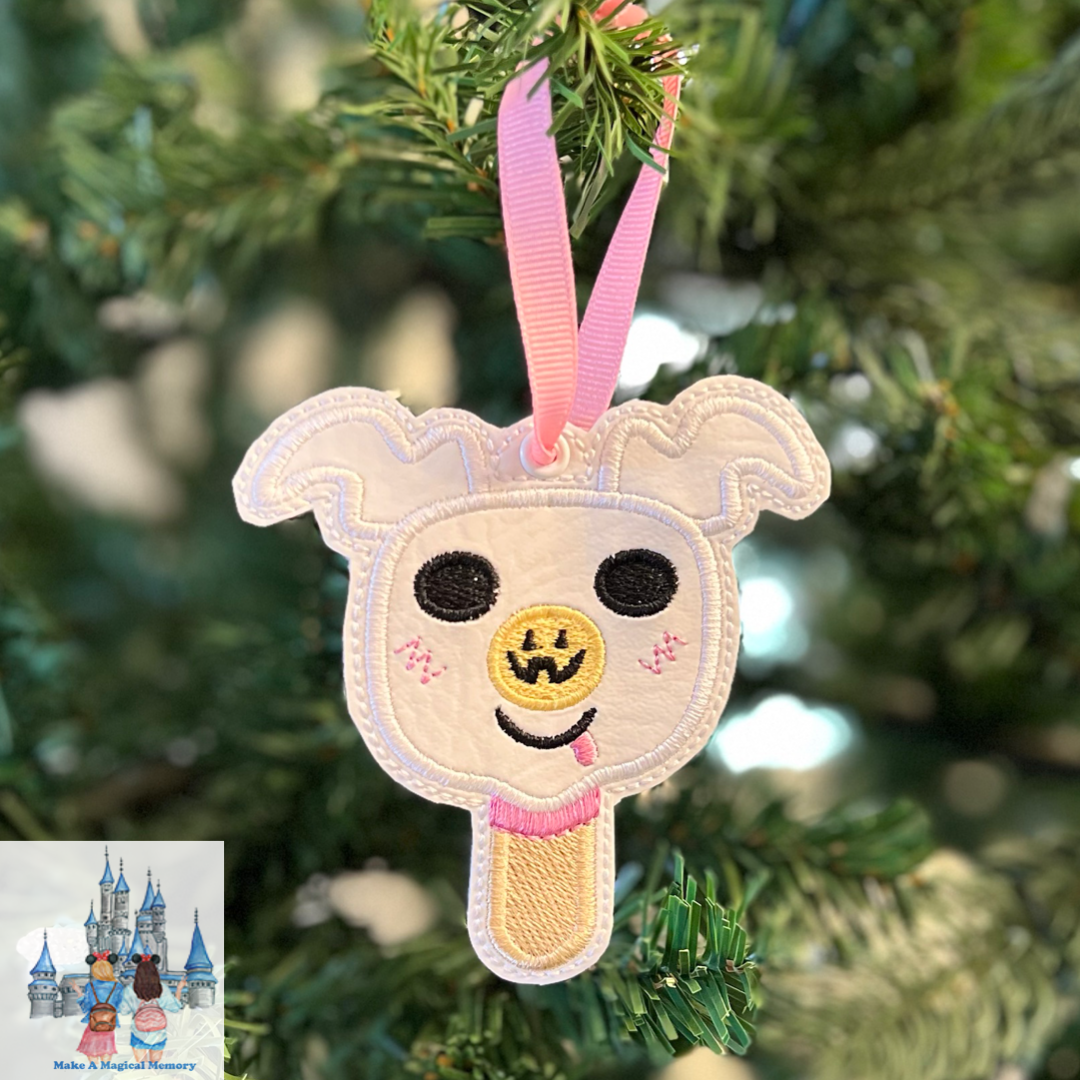 Sweet Treat Zero Calorie Ice Pop w/Ribbon Ornament