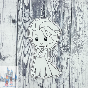 Ice Queen Coloring Doll