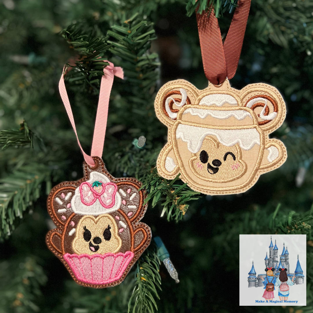 Sweet Treat Mr Mouse w/Ribbon Ornament