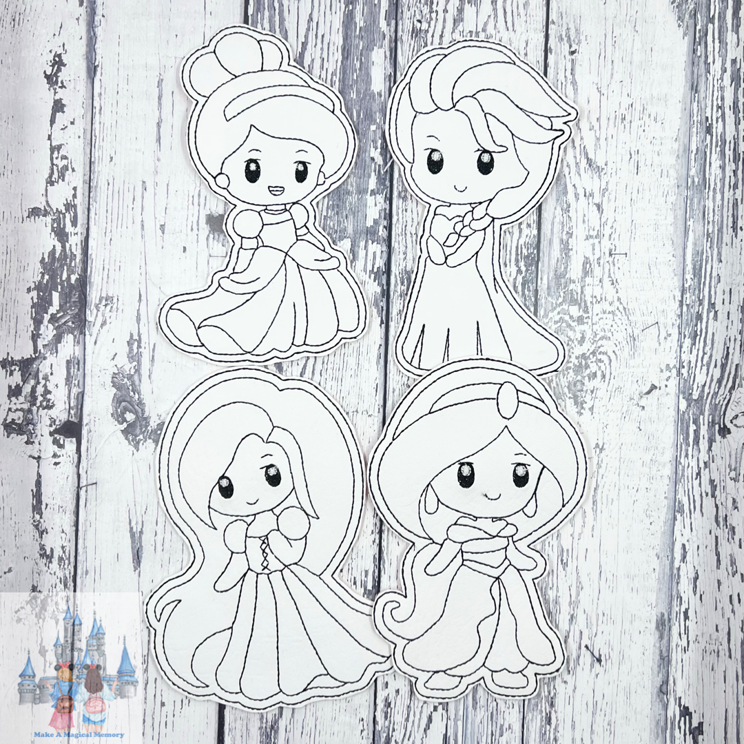 Ice Queen Coloring Doll