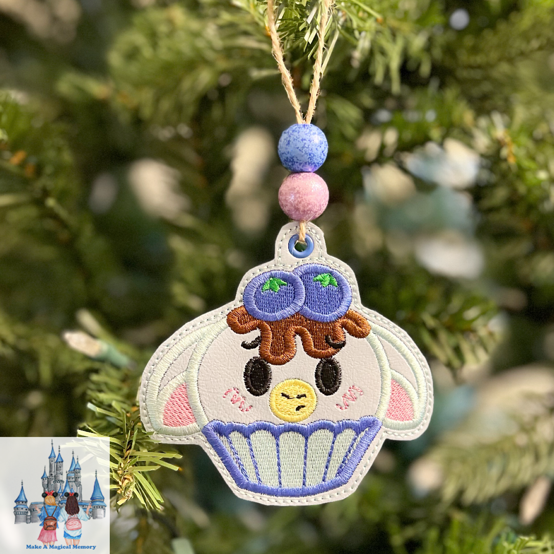 Sweet Treat Blueberry Donkey w/Beads Ornament